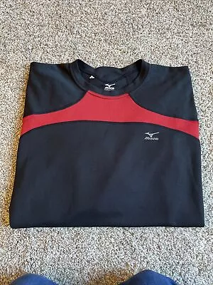 Mizuno Mens Performance  Shirt Black Xl Men’s X-large - Guc • $15