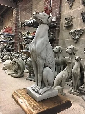 (NEW) Greyhound/Saluki Garden Stone Ornaments Statue Sculpture Whippet Dogs ESTS • £60