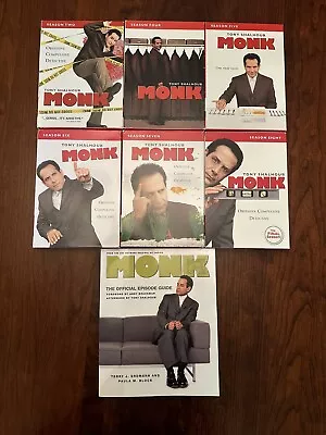 Monk: DVD Lot/Set Series TV Show  6 Complete Seasons AND 210 Page Episode Guide • $23.99