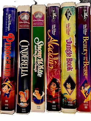 RARE Walt Disney VHS Tapes. Set Of 6 For Sale • $300