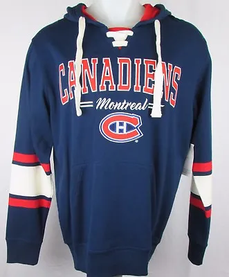 Montreal Canadiens Men G-III Pullover Laced Navy Blue Hoodie   • $34.98