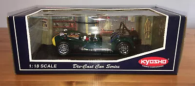 Kyosho 1/18 Die-Cast Car Series Caterham Super Seven Yellow Line 7020GY New  • £160