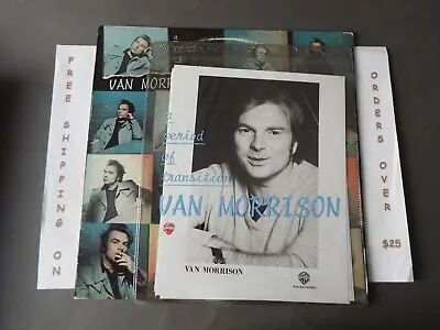 Van Morrison A Period Of Transition 1977 Lp W/ Promo Head Shots Bs 2987 • $29.98