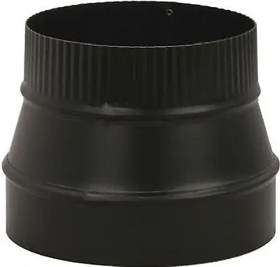 Black Stove Pipe Reducer 24-Ga. 6 X 4-In. • $27.53