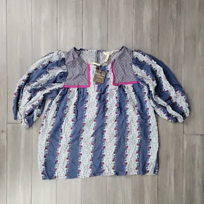 Matilda Jane Clothing Blouse Shirt Size Large New Tunic Top Stretch Boho Women's • $19.95