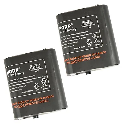 2-Pack HQRP Battery For Motorola M1000 EM1000R MR350R MR355R Two-Way Radio • $19.95