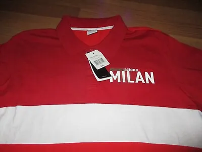 New Nwt Mens Adidas Performance Short Sleeve Ac Milan Polo Shirt Size Xxl • $29.99