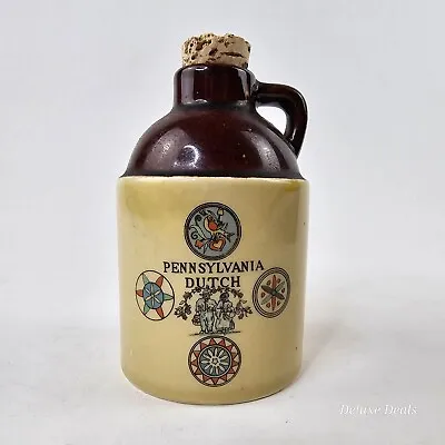 Vintage Pennsylvania Dutch Moonshine Crock Jug Approx. 5.5  Tall • $19.99