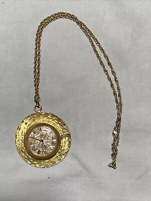 Unique Vintage Parker Wind-up Watch Necklace Indian Head Nickel 17 Jewels • $15.20