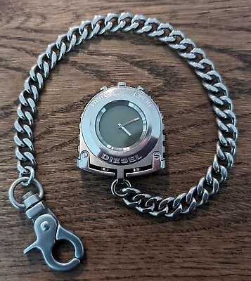 Diesel Stainless Steel Pocket Watch DZ-4108 • $175