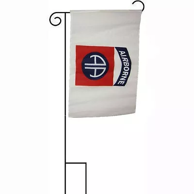 12x18 12 X18  82nd Airborne White Sleeved W/ Garden Stand Flag • £17.13