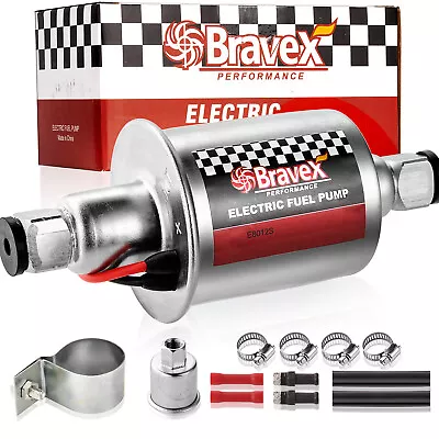 $23.99 • Buy Bravex Universal Gas Pump Electric Fuel Pump E8012S High Performance 12V