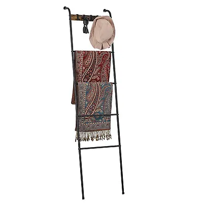 Blanket Ladder Decorative Towel Rack Holder For Bathroom Drying Quilt Stand • $17.94