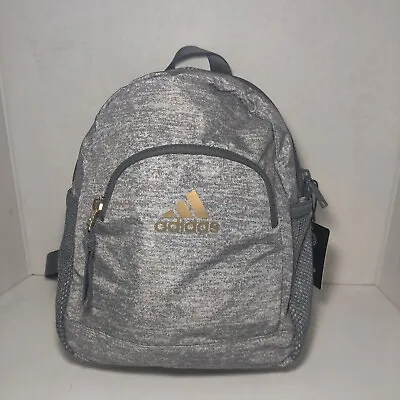 $20 • Buy Adidas Linear 3 Mini Backpack Women’s Gray Bag #280