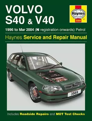 Volvo S40 V40 GDI Petrol 1996-2004 Haynes Workshop Manual New Service & Repair • $60.99