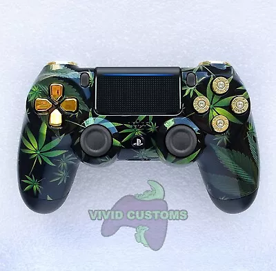 $209.05 • Buy Custom PS4 Controller Weed Cartel Mod PlayStation 4 Dualshock Pro V2 Gamepad