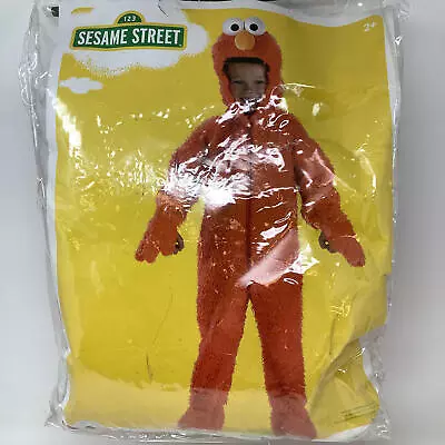 Disguise Furry Elmo Sesame Street Toddler One Piece Costume/Dressup Size S(2T) • $29.99
