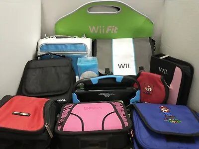 Nintendo Wii/DS/3DS/GB & More Console/Fit Board/Games Travel Storage Carry Cases • $89.99