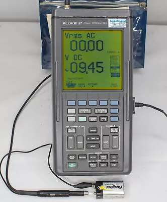 Fluke 97 ScopeMeter Dual Trace 50 MHz Handheld Oscilloscope Multimeter  GC • $430