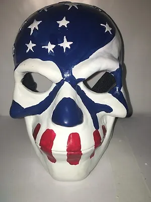 Uk The Purge Movie Fancy Dress Up Mask Adult Fibreglass Election Year Costume • $101.99