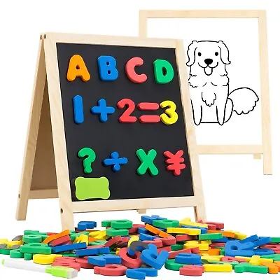 INNOCHEER Magnetic Letters And Numbers For Toddlers Magnetic Board For Kids... • $31.65