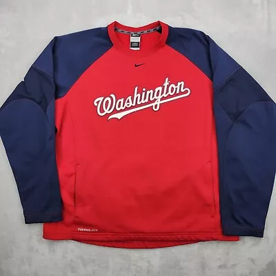 Washington Nationals Shirt Mens Extra Large Nike Team Sweatshirt Sweater Nats XL • $34.97
