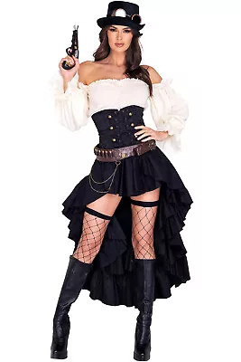 Roma Sexy Steampunk Seductress Adult Women Costume 5034 Sz Large • $125.67