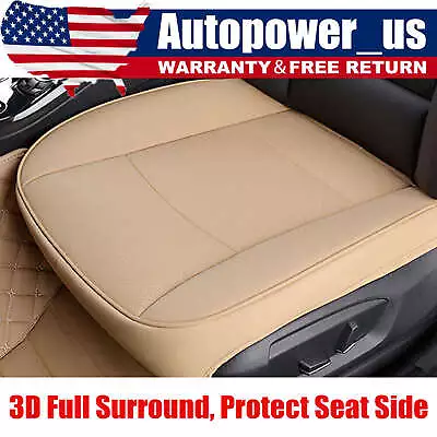 Front Bottom Seat Cover PU Leather Protector Cushion Pad Full Surround Auto Car • $14.75