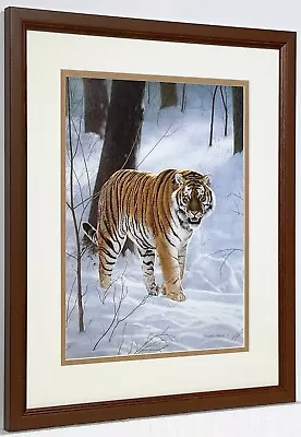 Charles Frace' Bengal Tiger  Matted & Framed Open Edition Art Print • $69.99