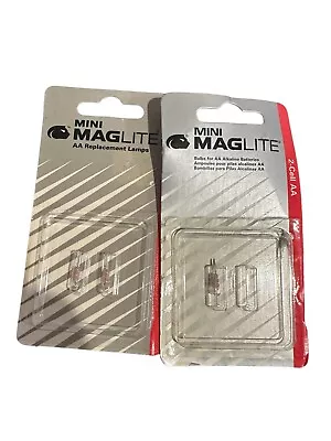 Maglite Replacement Lamps For 2 Cell AA Mini Flash Pack Of 3 • $8