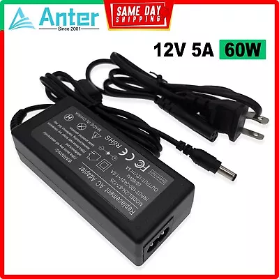 AC Adapter For QNIX QX2710 EVOLUTION II 27  LED Monitor Power Supply Cord 12V 5A • $20.99