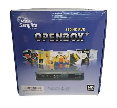 OpenBox S10 HD PVR Digital Satellite Receiver In Box AS IS PARTS? • $29.99
