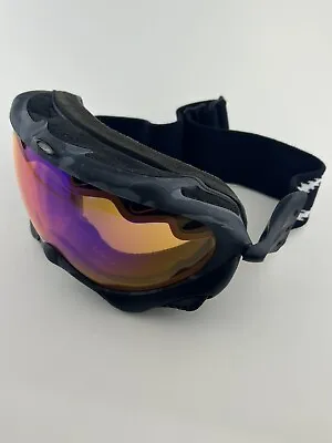 Oakley Wisdom Snow Goggles Night Camo HI Blue High Intensify 02-791 Winter Sport • $79.99