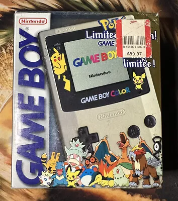 Gameboy Color Console - Pokemon Center US Edition Gold Silver CIB W Manuals RARE • $2600