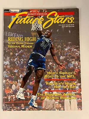 Beckett Focus On Future Stars Magazine April 1994 Isaiah Rider Basketball Cover • $9.99