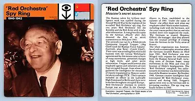 £0.99 • Buy 'Red Orchestra' Spy Ring - 1940-42 - Secret War - WW2 Edito-Service SA 1977 Card