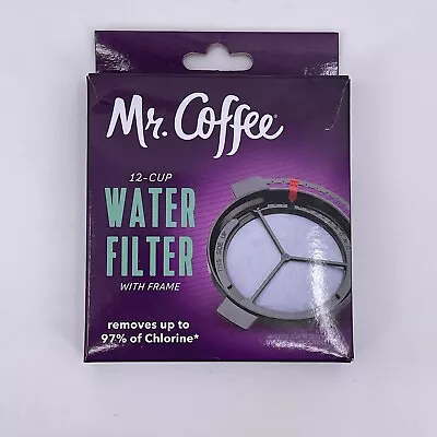 Mr Coffee 12 Cup Water Filter With Frame N184DG Removes 97% Of Chlorine NEW  • $7.49