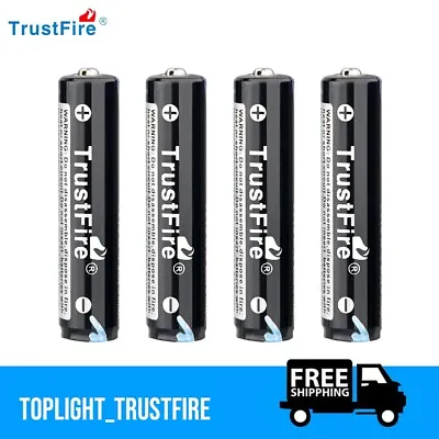 Trustfire 10440 AAA Lithium Battery Original 3.7V 600mAh Rechargeable (4pcs) • $16.99