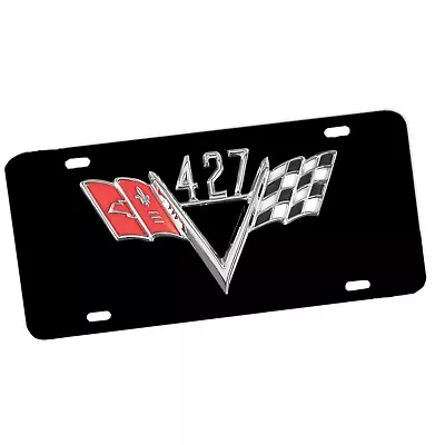 Crossed Flags Engines 409 427 383 454 Designs Muscle Car Aluminum License Plate • $17.95