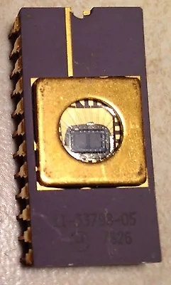 Vintage 1970s Purple & Gold Ceramic EPROM • $14.99