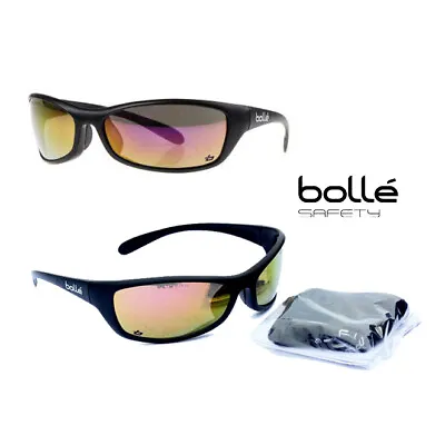 £14.29 • Buy Bolle SPIDER Safety Glasses Spectacles UV Protection Free Storage Bag 