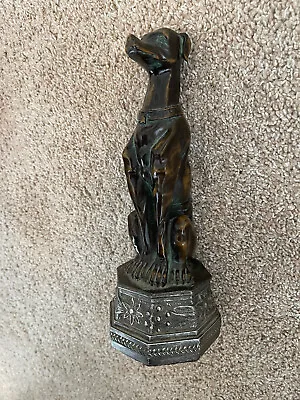£24.95 • Buy Vintage Art Deco Bronze Style Greyhound Whippet Statue Figure