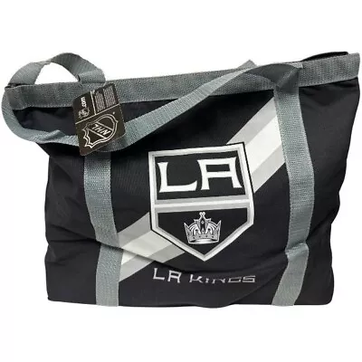 NHL Los Angeles LA Kings Hockey 20 X13  Canvas Zippered Tote Tailgate Bag • $9.99
