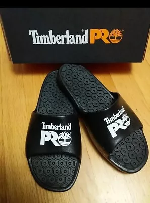 Men's Timberland Pro Anti-Fatigue Technology Slide Size 14 TB0A2A7C Black/White • $29.99