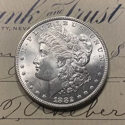 ✯ 1882 P GEM BU Morgan Silver Dollar ✯ Choice Mint MS UNC From Roll Estate Lot✯ • $130.50