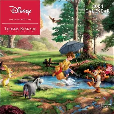 Disney Dreams Collection By Thomas Kinkade Studios: 2024 Mini Wall Calendar NEW • $9.99