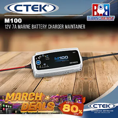 CTEK M100 12V 7A Marine Battery Charger And Maintainer • $387