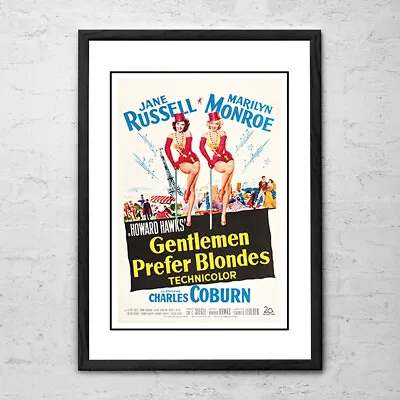 MARILYN MONROE Movie Posters | 13 To Choose From | Framed Or Unframed • $29.99