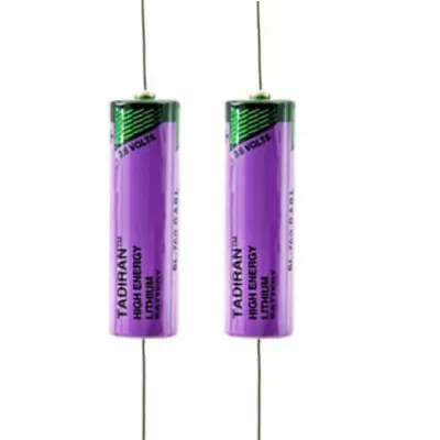 3.6V Tadiran Lithium AA Battery SL-760 LS14500 With Axial Wires SL760 X 2 • £14.99
