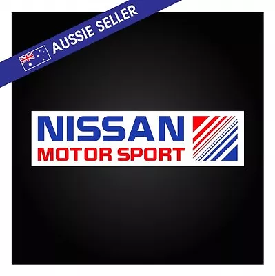 Nissan Motor Sport Sticker 20cm R31 R32 R33 DR30 Gibson Skyline HR31 Racing GTSR • $4.99